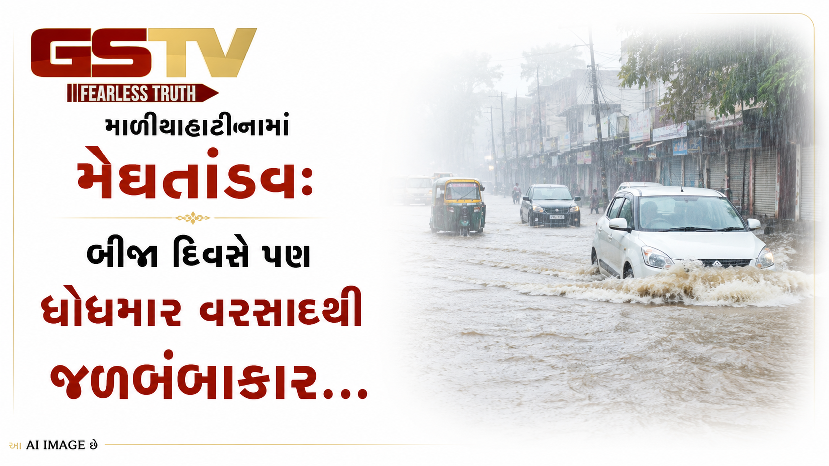VIDEO: માળીયાહાટીનામાં મેઘતાંડવ: બીજા દિવસે પણ ધોધમાર વરસાદથી જળબંબાકાર