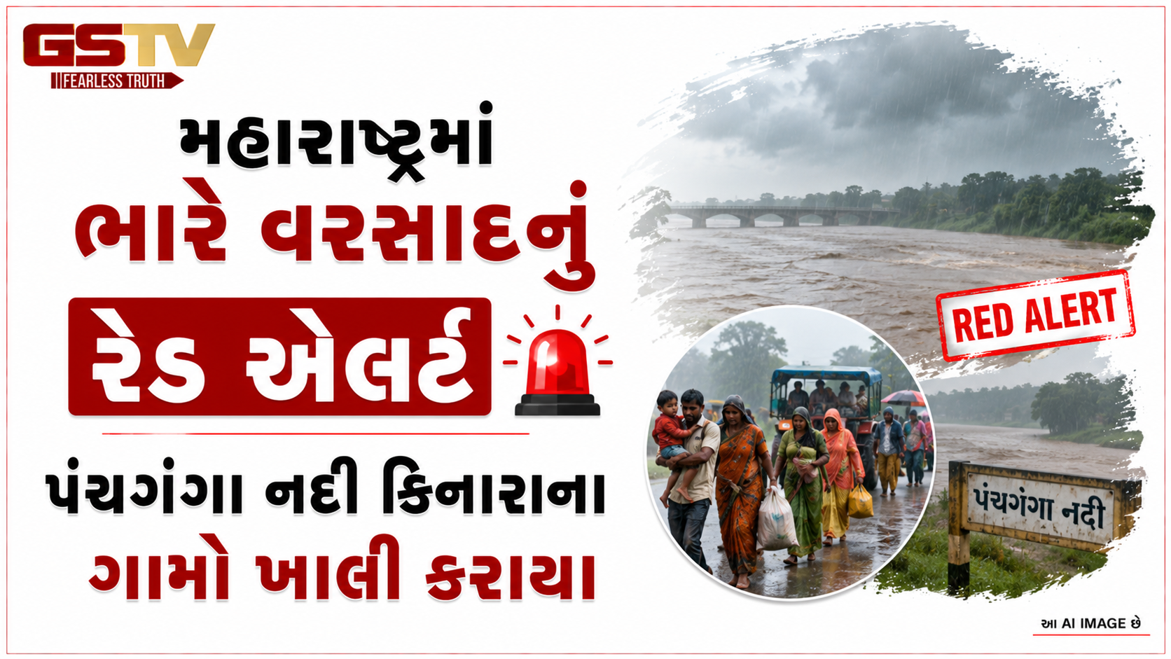 VIDEO: ANDAR NI VAAT/ મહારાષ્ટ્રમાં ભારે વરસાદનું રેડ એલર્ટઃ પંચગંગા નદી કિનારાના ગામો ખાલી કરાયા