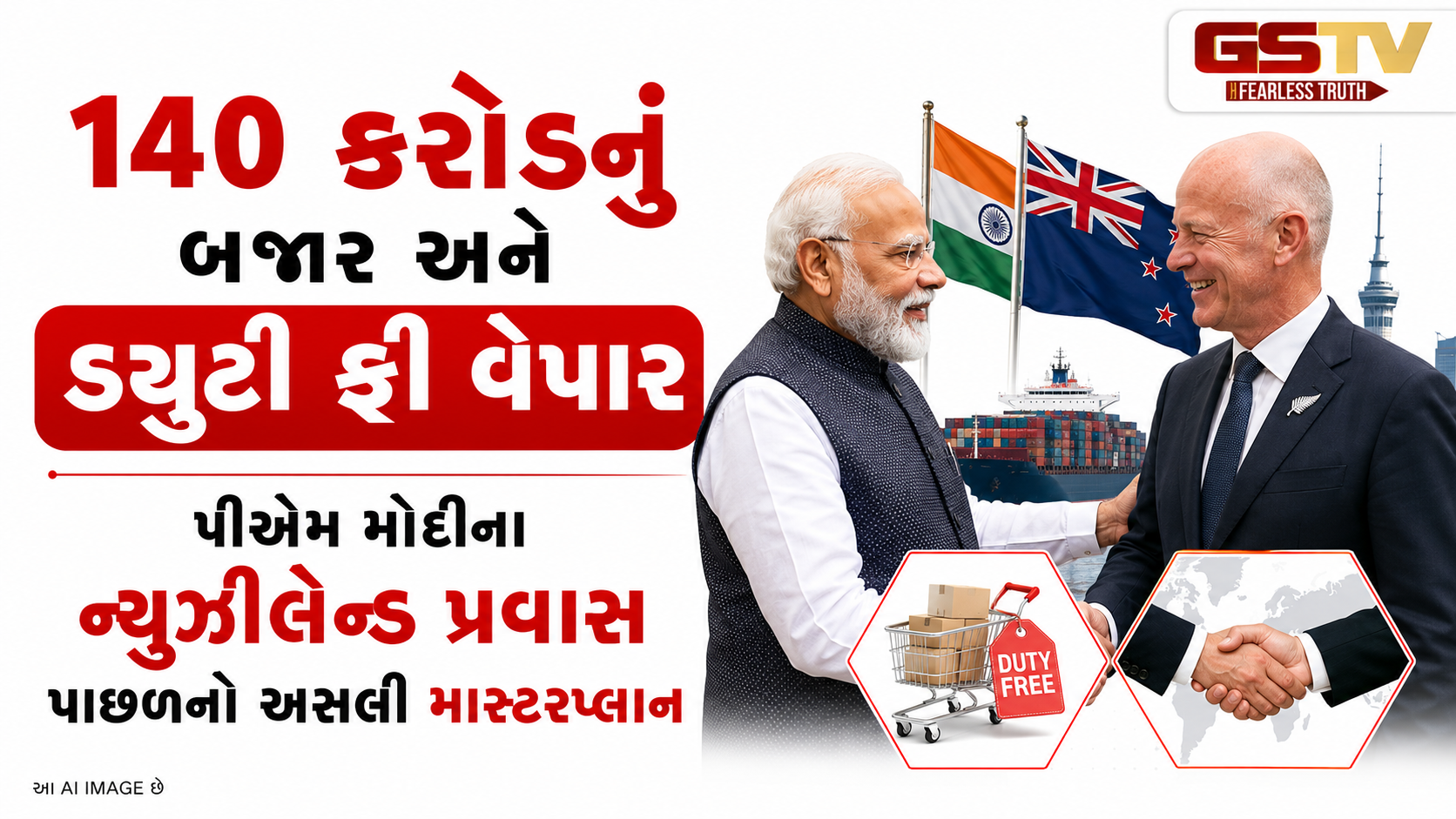 40 વર્ષમાં કોઈ ભારતીય PMની ન્યૂઝીલેન્ડની પ્રથમ સત્તાવાર મુલાકાત, દ્વિપક્ષીય સંબંધો અને વેપાર ક્ષેત્રે નવા યુગની શરૂઆત