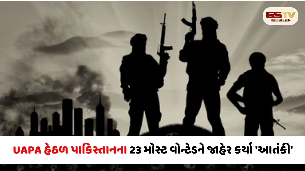આતંકવાદ પર ભારતનો એક્શન પ્લાન: UAPA હેઠળ પાકિસ્તાનના 23 મોસ્ટ વોન્ટેડને જાહેર કર્યા 'આતંકી'