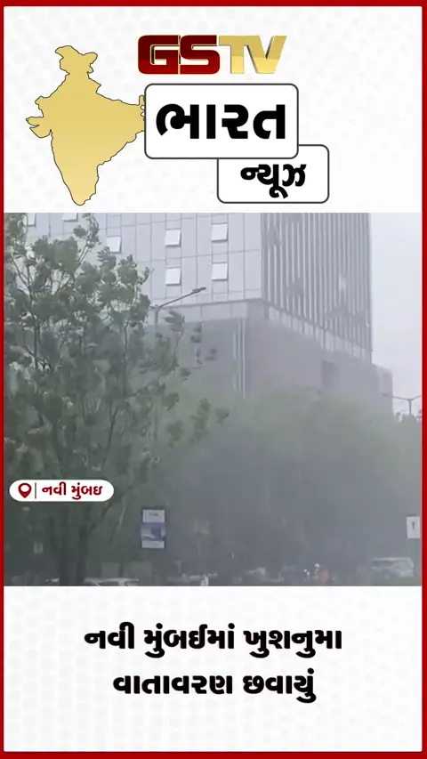 VIDEO: નવી મુંબઈમાં ખુશનુમા વાતાવરણ છવાયું