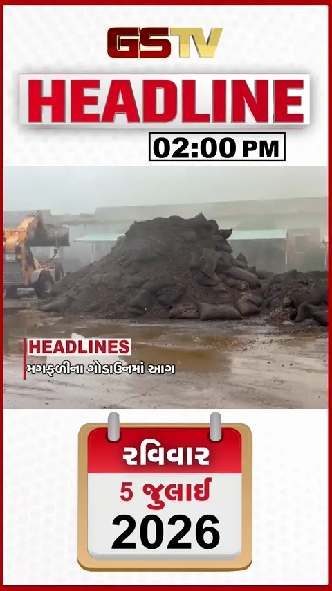 VIDEO: HEADLINE 02: 00 PM/ મગફળીના ગોડાઉનમાં આગ, રાજુલા-સાવરકુંડલાનો રસ્તો બંધ