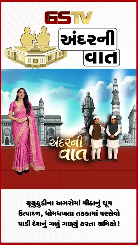 VIDEO: ANDARNI VAAT / થૂથુકુડીના અગરોમાં મીઠાનું ધૂમ ઉત્પાદન, ધોમધખતા તડકામાં પરસેવો પાડી દેશનું ગળું ગળ્યું કરતા શ્રમિકો!
