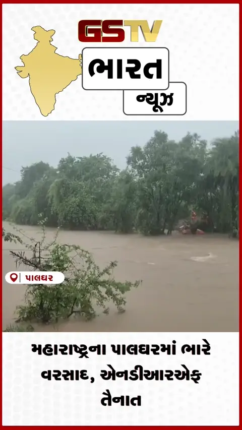VIDEO: મહારાષ્ટ્રના પાલઘરમાં ભારે વરસાદ, એનડીઆરએફ તૈનાત