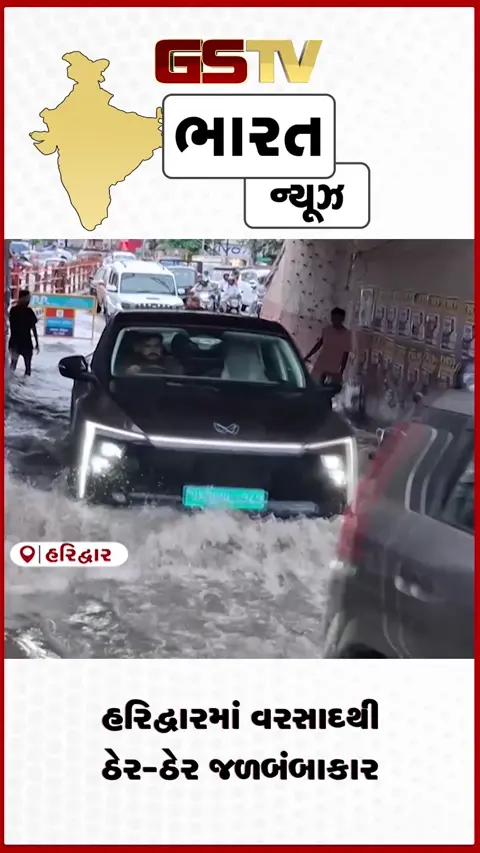 VIDEO: હરિદ્વારમાં વરસાદથી ઠેર-ઠેર જળબંબાકાર