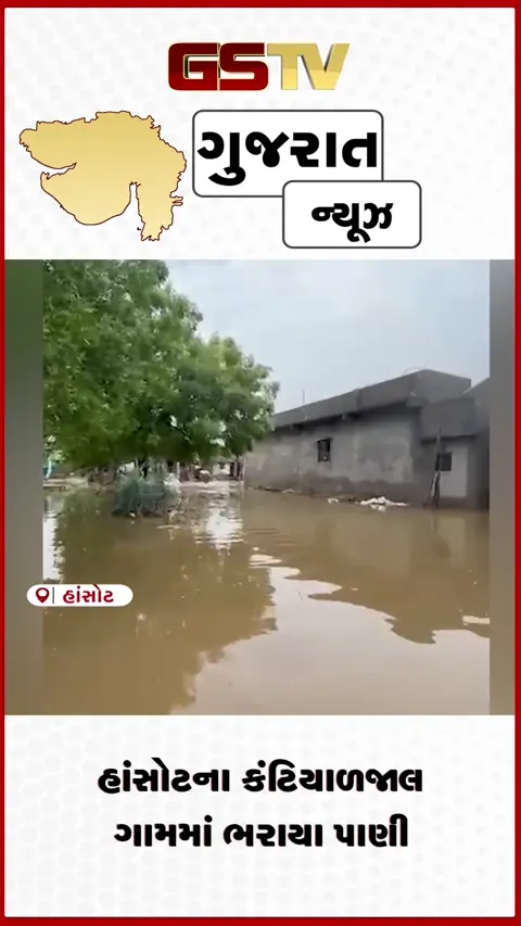 VIDEO: હાંસોટના કંટિયાળજાલ ગામમાં ભરાયા પાણી