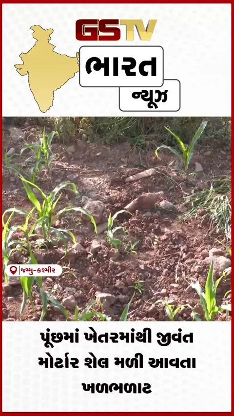 VIDEO: પૂંછમાં ખેતરમાંથી જીવંત મોર્ટાર શેલ મળી આવતા ખળભળાટ