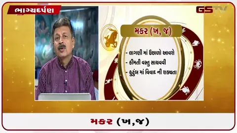 VIDEO: જુઓ તારીખ ૧૦ જુલાઈ શુક્રવાર મકર (અક્ષરો: ખ,જ) નું રાશિફળ