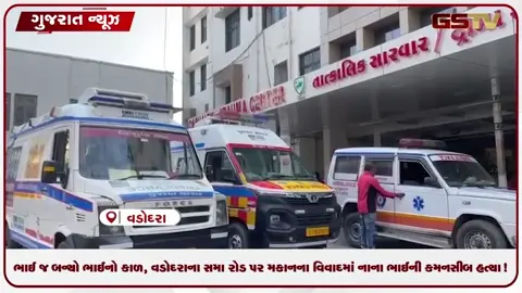 VIDEO: ભાઈ જ બન્યો ભાઈનો કાળ, વડોદરાના સમા રોડ પર મકાનના વિવાદમાં નાના ભાઈની કમનસીબ હત્યા!
