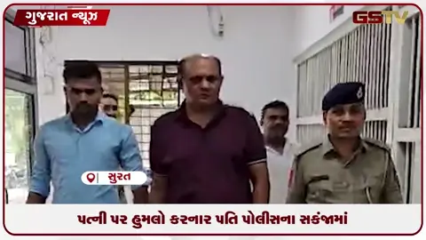VIDEO: પત્ની પર હુમલો કરનાર પતિ પોલીસના સકંજામાં