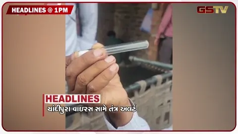 VIDEO: HEADLINE 01:00 PM / ચાંદીપુરા વાયરસ સામે આરોગ્ય તંત્ર એલર્ટ, અમદાવાદમાં મિત્રની હત્યાનો પ્રયાસ