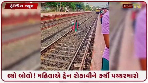 VIDEO: VIRAL / પહેલાં ટ્રેન રોકી, પછી કર્યો હુમલો! દોડતી ટ્રેનની સામે પહોંચેલી મહિલાની હરકત જોઈ લોકો દંગ રહી ગયા