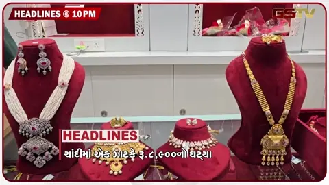VIDEO: HEADLINE 10.00 PM / ચાંદીના ભાવમાં મોટો ઘટાડો, પશુપાલકોનો અનોખો વિરોધ