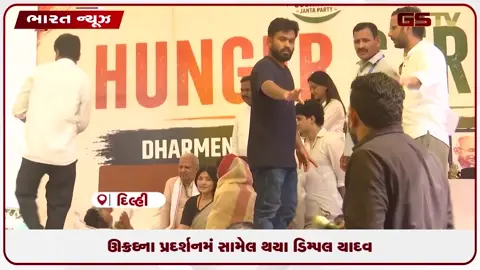 VIDEO: દિલ્હીના જંતર મંતર ખાતે આયોજિત વિરોધ પ્રદર્શનમાં સાંસદ ડિમ્પલ યાદવ ઉપસ્થિત રહ્યા