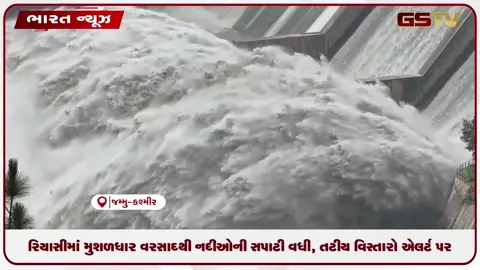 VIDEO: જમ્મુ-કાશ્મીરના સલાલ ડેમના અનેક દરવાજા ખોલાયા!