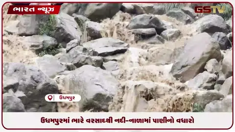 VIDEO: ઉધમપુરમાં ભારે વરસાદથી નદી-નાળામાં પાણીનો વધારો