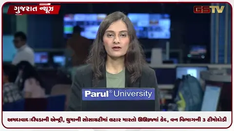 VIDEO: અમદાવાદ:  દીપડાની એન્ટ્રી, ઘુમાની સોસાયટીમાં લટાર મારતો CCTVમાં કેદ, વન વિભાગની 3 ટીમો દોડી