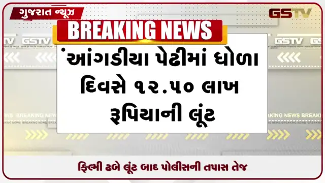 VIDEO: નવસારીના વાંસદામાં આંગડિયા પેઢીમાંથી 12.50 લાખની ફિલ્મી ઢબે લૂંટ: પાંચ ટીમો રવાના