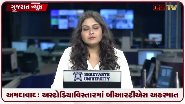 VIDEO: અમદાવાદ: અસ્ટોડિયા વિસ્તારમાં બીઆરટીએસ બસે અકસ્માત સર્જાયો, વ્યક્તિ ઈજાગ્રસ્ત થયો
