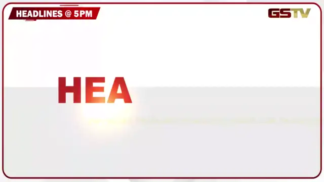 VIDEO: HEADLINE 05.00 PM / ખાનપુર ભાજપ કાર્યાલય પાસે સુરક્ષામાં વધારો, સુરતમાં ખાડી ઓવરફ્લો થતાં નીચાણવાળા વિસ્તારોમાં એલર્ટ