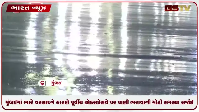 VIDEO: મુંબઈમાં ભારે વરસાદને કારણે એક્સપ્રેસવે પર પાણી ભરાવાની મોટી સમસ્યા