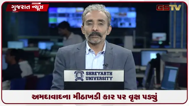 VIDEO: વિશાળ વૃક્ષ અચાનક માર્ગ પર ધરાશાયી