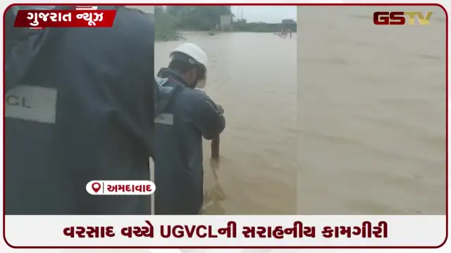 VIDEO: તેલાવ-શેલામાં જળબંબાકાર વચ્ચે UGVCLના વીજવીરોએ જીવના જોખમે નિભાવી ફરજ