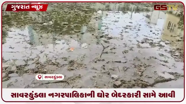 VIDEO: સાવરકુંડલામાં વગર વરસાદે ગટરના પાણી રસ્તા પર વહેતા લોકો ત્રસ્ત, પ્રિ-મોન્સૂન કામગીરીના ઉડ્યા લીરેલીરા