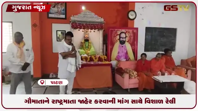 VIDEO: પાટણમાં ગૌમાતાને રાષ્ટ્રમાતા જાહેર કરવા ગૌભક્તોનો વિશાળ જનઆક્રોશ અને આવેદનપત્ર