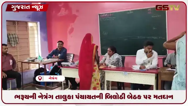 VIDEO: ભરૂચની નેત્રંગ તાલુકા પંચાયતની બિલોઠી બેઠક પર મતદાન