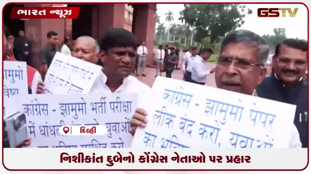 VIDEO: સંસદમાં રાહુલ-પ્રિયંકાના નિવેદન પર નિશીકાંત દુબેનો પલટવાર