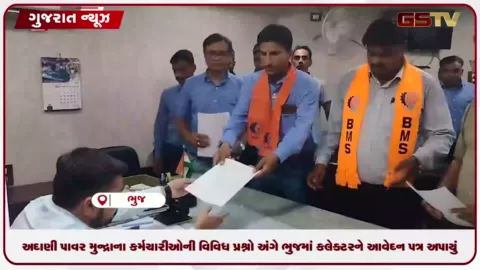 VIDEO: અદાણી પાવર મુન્દ્રાના કર્મચારીઓની વિવિધ પ્રશ્નો અંગે ભુજમાં કલેક્ટરને આવેદન પત્ર અપાયું