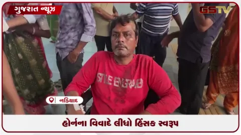 VIDEO: નડિયાદમાં કારના હોર્ન બાબતે વિવાદ બાદ યુવક પર ચપ્પુ હુમલો