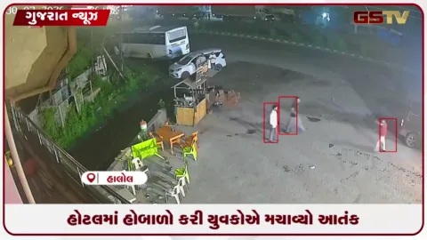 VIDEO: હાલોલમાં હોટલમાં તોડફોડ અને લૂંટ ચલાવાઈ