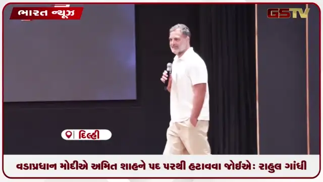 VIDEO: વડાપ્રધાન મોદીએ અમિત શાહને પદ પરથી હટાવવા જોઈએ: રાહુલ ગાંધી