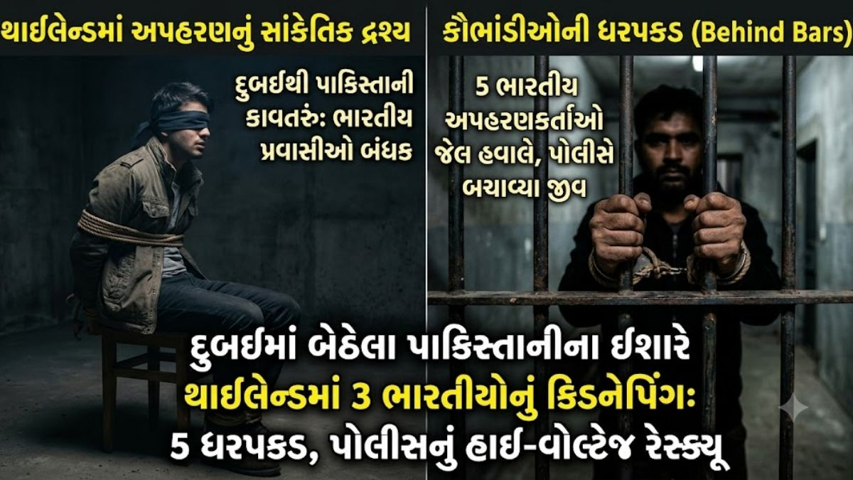 દુબઈથી પાકિસ્તાનીએ આપ્યો ઓર્ડર: થાઇલેન્ડમાં 3 ભારતીયોને કિડનેપ કરી ₹1.20 કરોડ માગ્યા