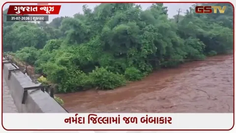 VIDEO: નર્મદામાં મેઘતાંડવ: 2 કલાકમાં 4.65 ઈંચ વરસાદ ખાબકતા જળબંબાકારની સ્થિતિ