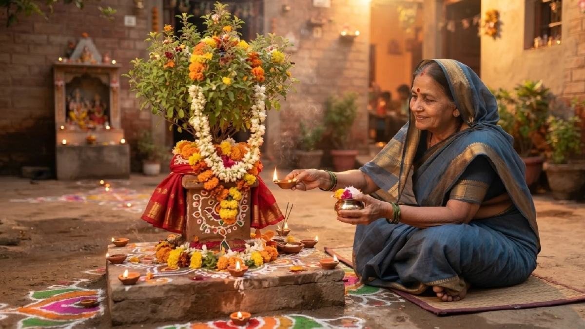 ભગવાન વિષ્ણુને પ્રસન્ન કરવા અને યમના ભયને દૂર કરવા માટે કામિકા એકાદશીના દિવસે કરો તુલસીની પૂજા
