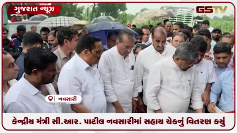 VIDEO: સી.આર. પાટીલે નવસારીમાં પૂરગ્રસ્ત વિસ્તારોની મુલાકાત લીધી