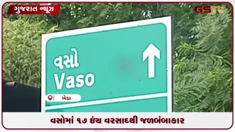 VIDEO: વસોમાં 17 ઇંચ વરસાદથી જળબંબાકાર