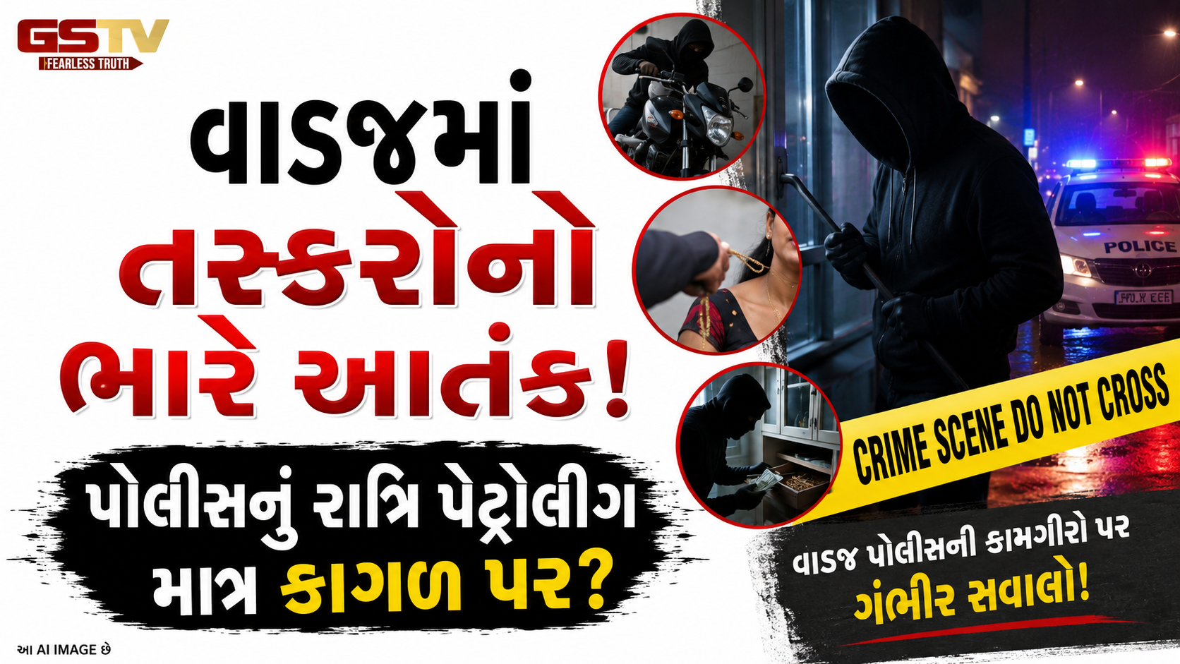 અમદાવાદના વાડજમાં ખાખીનો ખોફ ગાયબ: તસ્કરો બેફામ, 6 મહિનામાં એક જ મકાનમાં ત્રીજી વાર ચોરી!