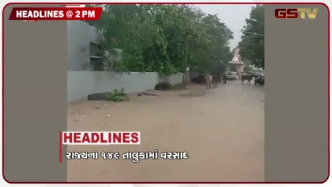 VIDEO: HEADLINE 02.00 PM / રાજ્યના 149 તાલુકામાં વરસાદ, ગુજરાતના 15 ડેમ છલકાયા, 22 હાઈએલર્ટ પર