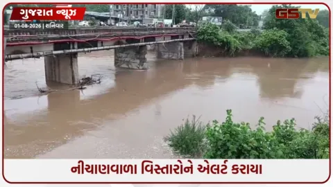 VIDEO: વડોદરા: દેવ ડેમના 2 ગેટ ખોલાતાં ઢાઢર નદીમાં ઘોડાપૂર! પોરનો નાનો બ્રિજ બંધ, વરણામા પોલીસનો કડક બંદોબસ્ત