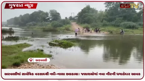 VIDEO: અરવલ્લીમાં સાર્વત્રિક વરસાદથી નદી-નાળા છલકાયા: જળાશયોમાં નવા નીરની ધમાકેદાર આવક!