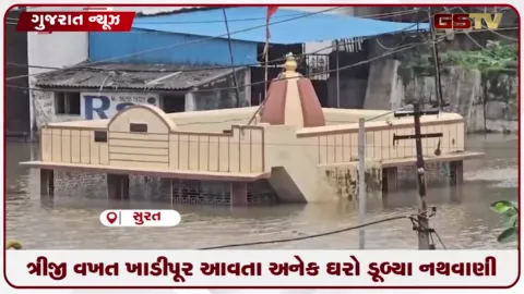 VIDEO: સુરતમાં ઉપરવાસના વરસાદથી સણીયા હેમદમાં જળબંબાકાર
