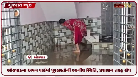VIDEO: સુરતના ઓલપાડના અમન પાર્કમાં પૂરગ્રસ્તોની દયનીય સ્થિતિ, પ્રશાસન તરફ રોષ