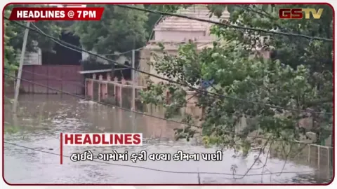 VIDEO: VIDEO: HEADLINE 7: 00 PM / હાઈવે-ગામોમાં ફરી વળ્યા કીમના પાણી, ત્રીજીવખત ખાડીપુરમાં ડૂબ્યું સુરત, 2.70 લાખના શંકાસ્પદ દૂધનો નાશ