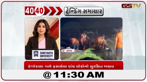 VIDEO: હળવદના ઇંગોરાળામાં વરસાદી પાણીમાં ફસાયેલા પાંચ લોકોનું સફળ રેસ્ક્યુ
