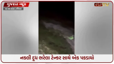 VIDEO: જેતપુર તાલુકામાં ભેળસેળયુક્ત 5,400 લિટર દૂધના જથ્થાનો કરાયો નાશ, એક શખ્સની અટકાયત