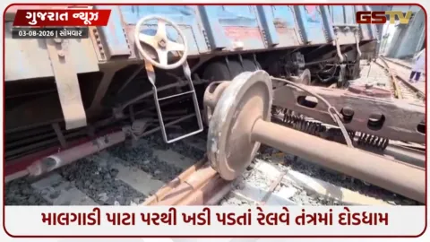 VIDEO: આણંદ રેલ્વે સ્ટેશન નજીક માલગાડીના ડબ્બા પાટા પરથી ઉતર્યા, સદનસીબે જાનહાનિ ટળી
